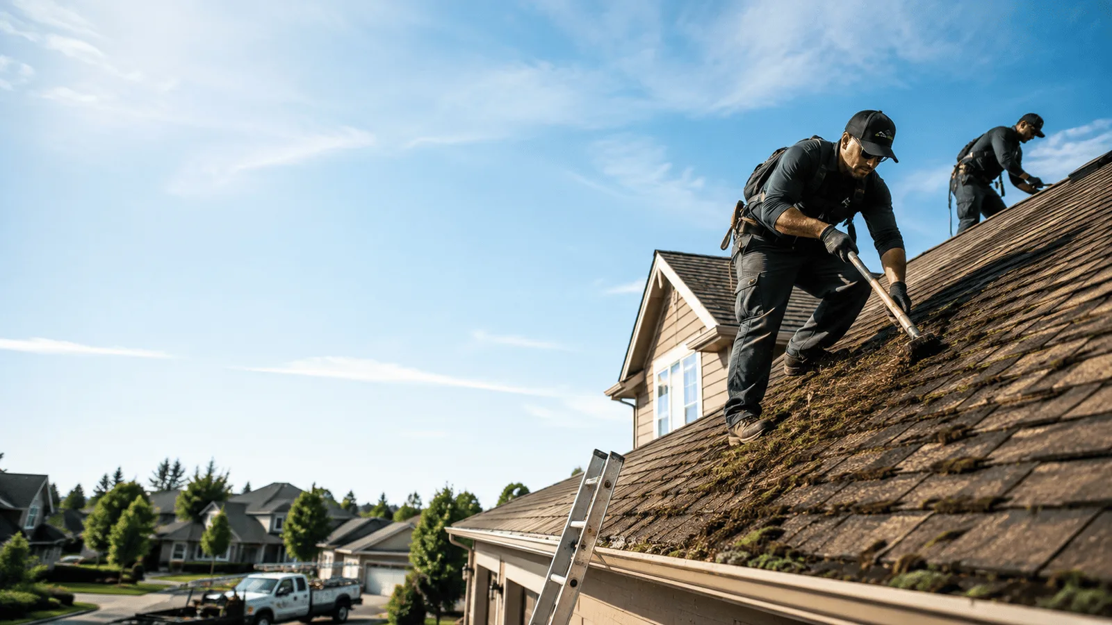 Roof Moss Removal in Hadley, MI near me